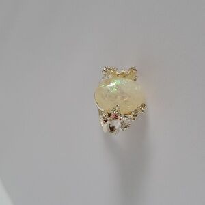 Nature Inspired Opal Style Ring (Costume jewelry)